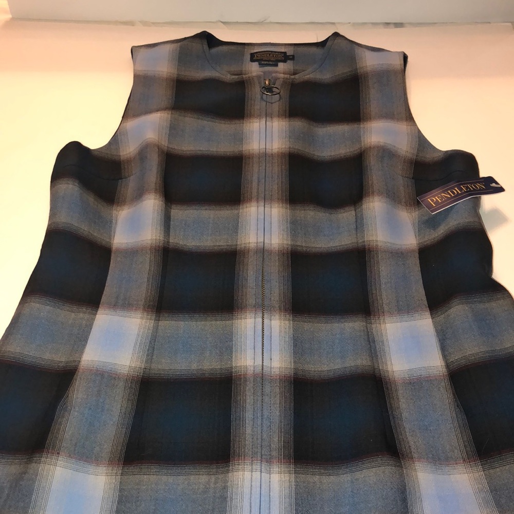 Pendleton Wool Plaid Sheath Dress
